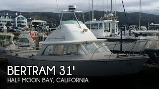 Used 1970 Bertram 31 Flybridge Cruiser for sale in Half Moon Bay, California