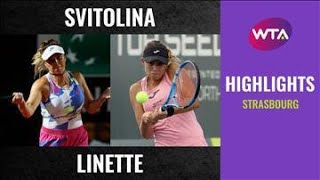 Elina Svitolina vs. Magda Linette | 2020 Strasbourg Second Round | WTA Highlights