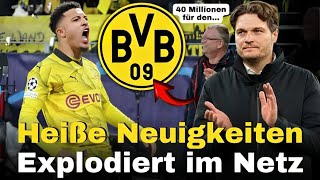 💥kam gerade heraus: tolle Neuigkeiten? Nachrichten Von Borussia Dortmund Heute