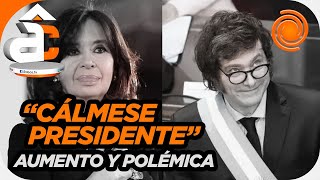 FUERTE cruce entre Cristina y Milei por los aumentos de sueldo del Presidente y el Gabinete