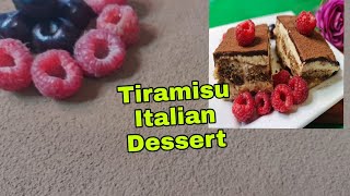 তিরামিসু ইতালিয়ান ডেজার্ট//Tiramisu Recipe//How to make Tiramisu// Italian Dessert recipe