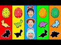 10 Little Dinosaurs 🦖🥚 | Dino Eggs | TigiBoo Kids Songs