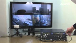 4ch HD Video Splitter(AP-HDS4) Application Demo. | AddPac