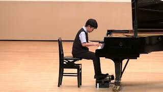 第８回あおによし音楽コンクール奈良　齊藤奏心　ピアノ小学生3,4年部門１位