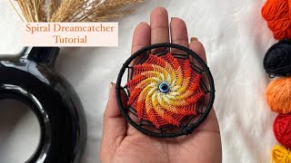 Easy and Elegant || How to make a Spiral Dreamcatcher || Diy Dreamcatcher || Car hanging