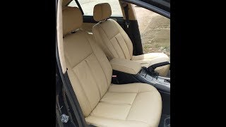 Transformation of My Peugeot 607 V6 Interior From Black To Cream Colour