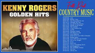 Greatest Hits Kenny Rogers Songs Of All Time - Best Folk Rock Country Music Of Kenny Rogers Playlist