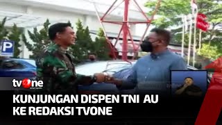 Dispen TNI AU Kunjungi tvOne untuk Memperkuat Kerjasama | Kabar Pagi