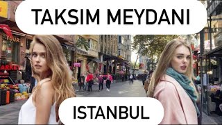 Around Taksim Square Istanbul 2023 Walking Tour|4k