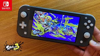 Splatoon 3 Nintendo Switch Lite Gameplay