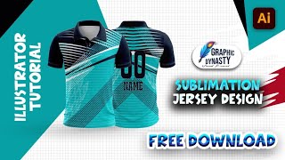 Sublimation Jersey Design | Adobe Illustrator | Tutorial | Sublimation Printing