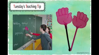 Flyswatters - Teaching Tip #4