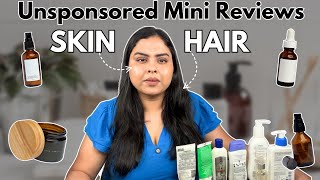 Save your money 💵on Skincare \u0026 Haircare Products Mini reviews | Dermatologist Recommended #nofilter