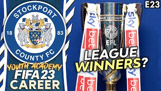 GOODBYE LEAGUE TWO! | FIFA 23 YOUTH ACADEMY CAREER MODE | STOCKPORT (EP 23)