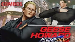 The King of Fighters XV - Geese Howard BasicAdvance Combos