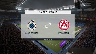 ⚽ Club Brugge vs Kortrijk ⚽ | Belgian Pro League (15/10/2021) | Fifa 21