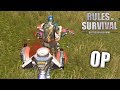 4 DROIDS + 1 MARKSMAN IS OP! Rules of Survival With Tripeezy, Medal, and Hitman