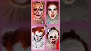 😱Makeup inspired 🔥by IT🤡 Transformation #tiktok #halloween #makeup #fypシ #clown #trend