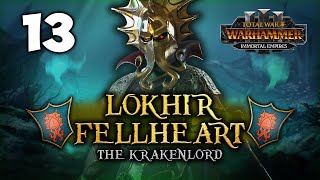 THE HELM OF THE KRAKENLORD! Total War: Warhammer 3 - Lokhir Fellheart Dark Elves [IE] Campaign #13