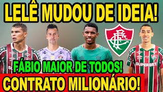 URGENTE! CONTRATO MILIONÁRIO! LELÊ MUDOU DE IDEIA! FÁBIO MAIOR DA HISTÓRIA DO FUTEBOL! MONSTRO FORA!