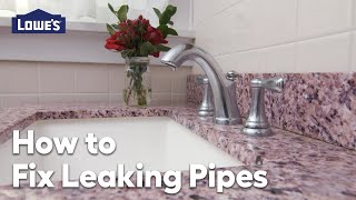 How to Fix Leaking Pipes: Video Guide