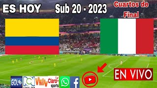 Colombia vs. Italia en vivo, donde ver, a que hora juega Colombia vs. Italia Sub 20 - 2023