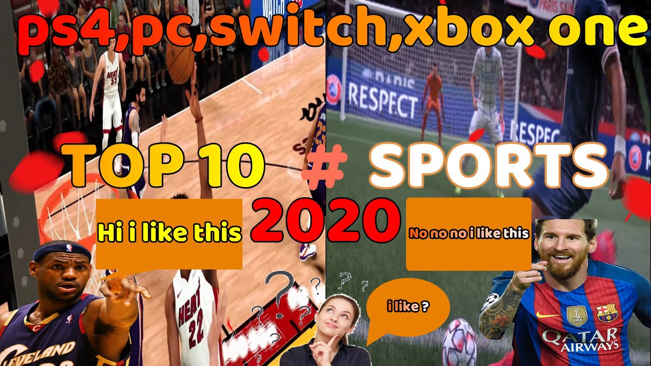 TOP 10-Best Sports Games (2020)( Ps4,pc,switch,Xbox One,ps5,Xbox X ...