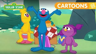 Grover is Excited | The Big Feelings Explorers | Takalani Cartoons