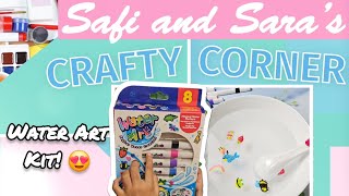 Kids DIY Art and Crafts - AMAZING Water Art Marker Kit! 😍 Fun DIY step-by-step Art!