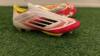 Adidas F50+ Elite FG Boots Sizing Review - On Feet \u0026 Unboxing ASMR!