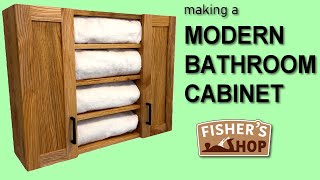 Woodworking: Making a Modern Bathroom Cabinet