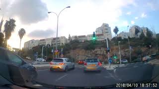 car turn from the wrong lane