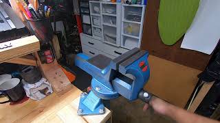 (Short Video) RIDGID F-60 Vise With Rare Find E3 Elevator by Peddinghaus #RIDGID #RIDGIDTools #Vise