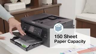 Discover versatile paper handling with Brother's MFC-J1170DW Colour Inkjet Printer