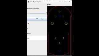 PinBall Game | Custom Physics engine | JAVA