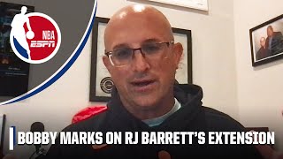 Bobby Marks breaks down RJ Barrett's four-year rookie extension with New York Knicks | NBA on ESPN