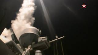 Война с Украиной сегодня - ночной пуск крылатых ракет «Калибр» морского базирования
