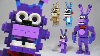How to Build LEGO Bonnie (Toy, Withered & Springtrap) | LEGO FNAF