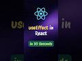 useEffect in 30 Seconds!