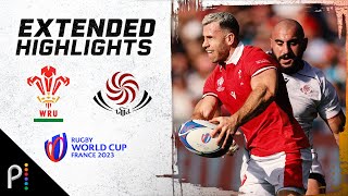 Wales v. Georgia | 2023 RUGBY WORLD CUP EXTENDED HIGHLIGHTS | 10/7/23 | NBC Sports