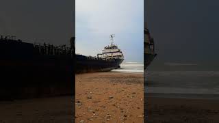 Abondoned ship on coast ! #shorts #ship