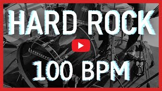 Powerful Hard Rock Drum Track 100 BPM [HD]