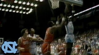 Virginia vs. North Carolina Basketball Highlights | Michael Jordan vs. Ralph Sampson