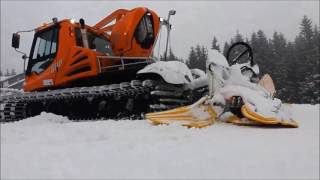 SkiAreál Klínovec - Daily Work with bad Snow making condition