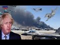 5 Minutes Ago! Russian Air Force Destroys 8 British F-16s that have just arrived and landed in Kiev