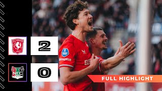 FC Twente - NEC Nijmegen | 2-0 | Highlights | Eredivisie 2024-25 | Twente NEC