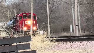 CP 2312 Interchange With The Trolley #masoncity #cpkc #railway #locomotive #train #railfan