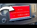 VW Skoda Seat Red Screen fix Emergency Download MIB2 Technisat