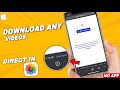 Official Way To Download & Play Videos In iPhone🔥- Download Videos In iPhone