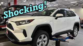 Toyota RAV4 Hybrid VS non hybrid maintenance cost review!